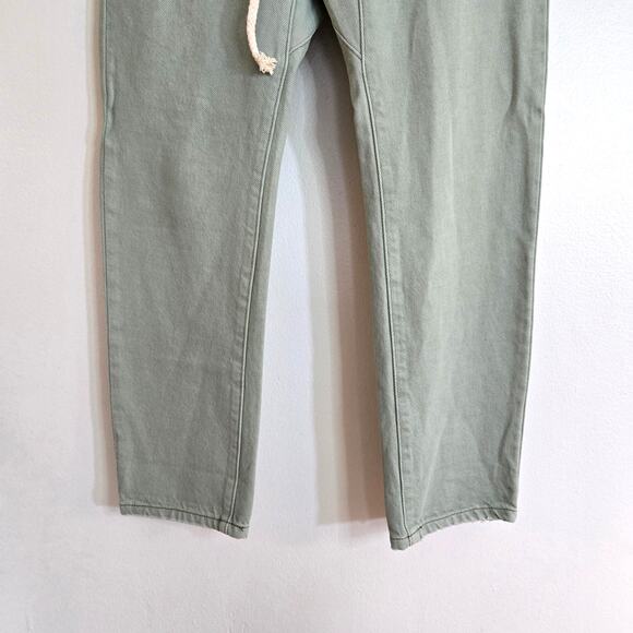 Free People x OneTeaspoon Teal Drawstring Relaxed Jeans Size XS - Picture 4 of 10